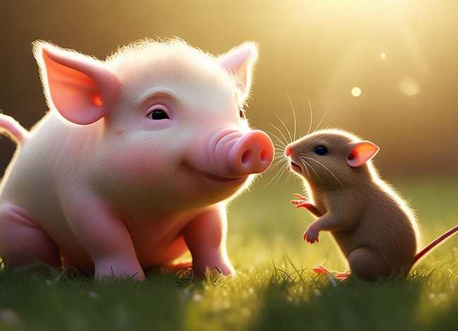 小猪与老鼠，小猪与老鼠的友情故事