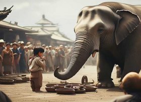 曹冲称象小故事；曹冲称象小故事100字