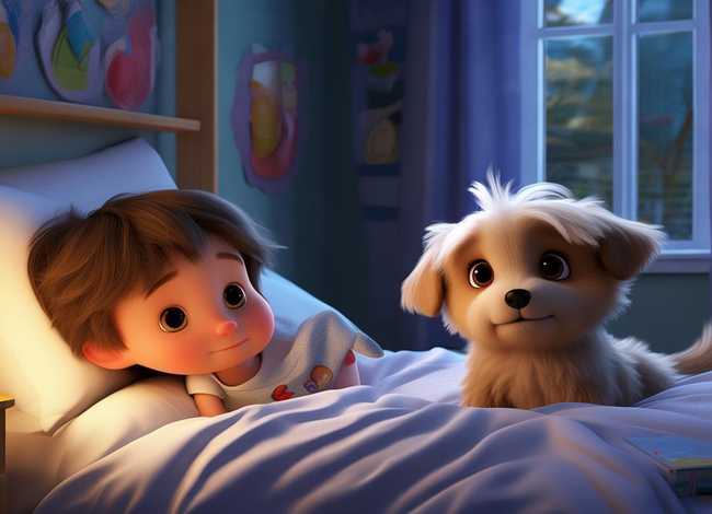 小狗的儿童睡前故事 - 宝宝睡前故事小狗的故事