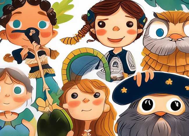 儿童文学封面图片人物，儿童文学封面图片人物大全