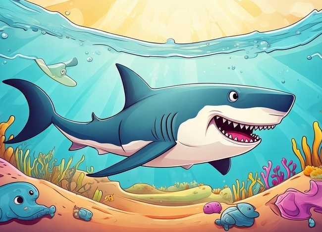 大鲨鱼少儿故事 - 大鲨鱼少儿故事视频