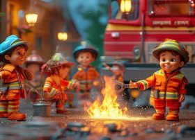 灭火的儿歌、消防灭火的儿歌
