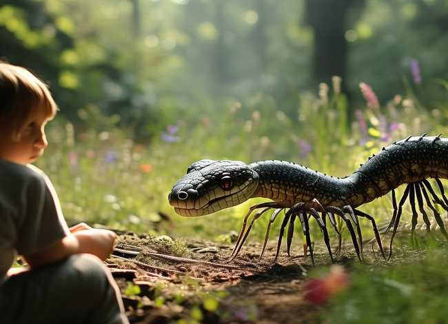 蜈蚣和蛇的儿童故事 蜈蚣和蛇的故事神话