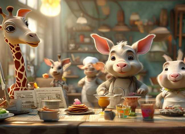 动物餐厅儿童故事；动物餐厅真实故事