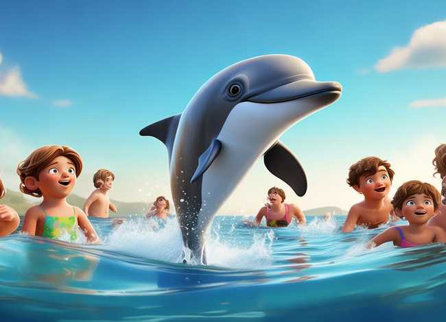 儿童故事海豚的故事 - 海豚的故事幼儿故事