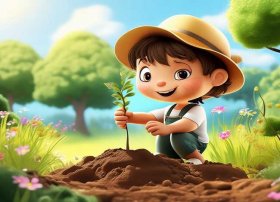 关于植树的儿童故事、关于植树的小故事幼儿