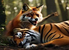 视频狐假虎威故事视频、狐假虎威动画故事视频