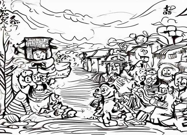 成语故事简单简笔画、成语故事简单简笔画图片