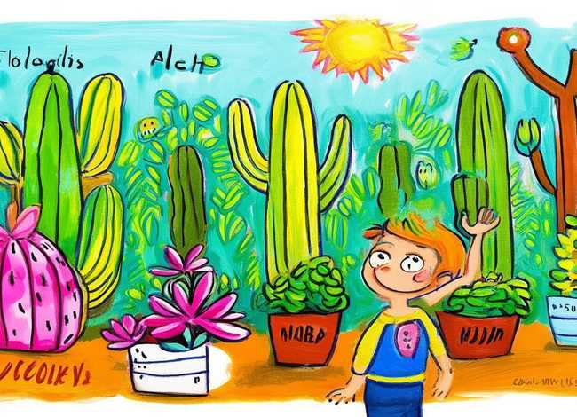 儿童多肉知识讲解、儿童多肉简笔画带颜色