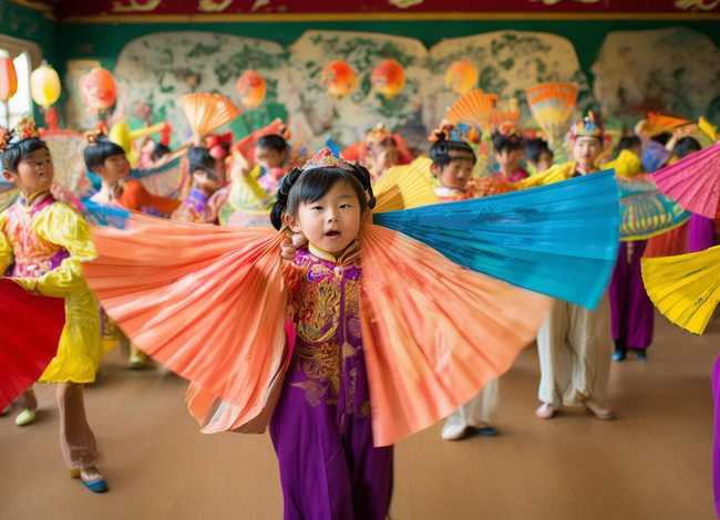 霸王别姬儿童舞蹈扇子舞 - 霸王别姬儿童扇子舞蹈教程