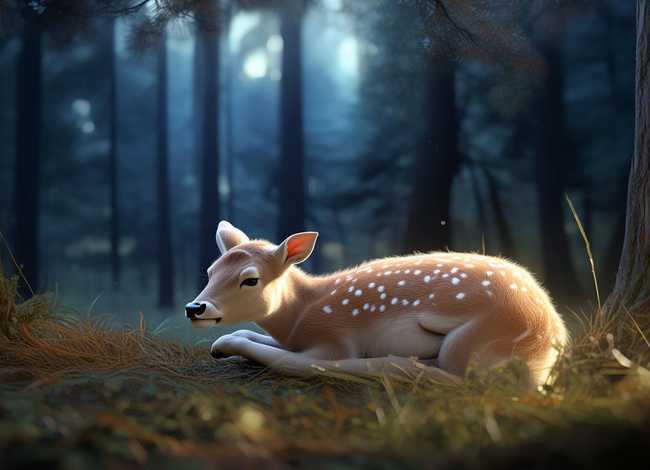 梅花鹿的睡前故事、梅花鹿的睡前故事文字版