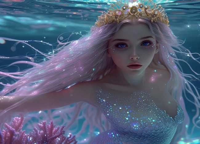 海底美人鱼故事 - 海底美人鱼的故事