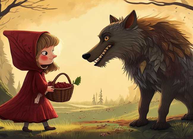 儿童故事狼外婆和小红帽的故事（小红帽和狼外婆的故事文字）