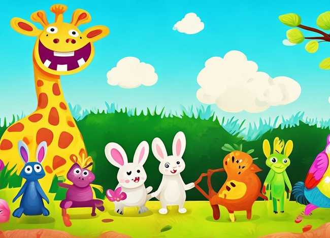 关于动物的画儿童画；关于动物的画 儿童 画