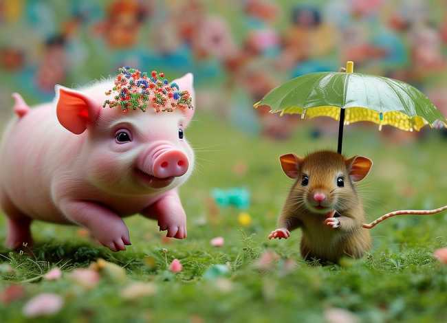 小猪和小老鼠的图片、小猪和小老鼠的图片大全