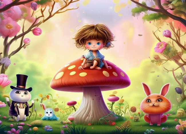 儿童故事插画配图 儿童故事配图插画