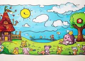 幼儿故事情节画、幼儿故事情节插画图片简笔画