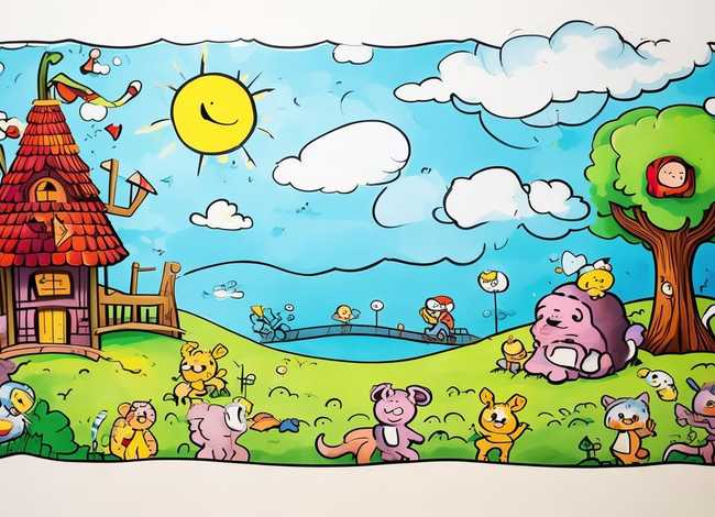 幼儿故事情节画、幼儿故事情节插画图片简笔画