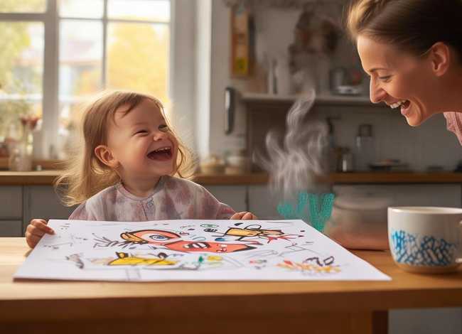 小孩画妈妈趣事 - 小孩画妈妈趣事怎么画