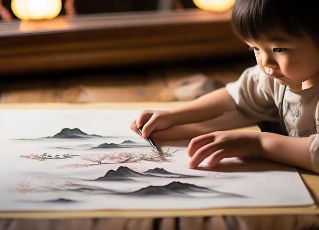 水墨画儿童故事视频教程 - 水墨画课程故事 水墨画儿童故事视频教程 - 水墨画课程故事