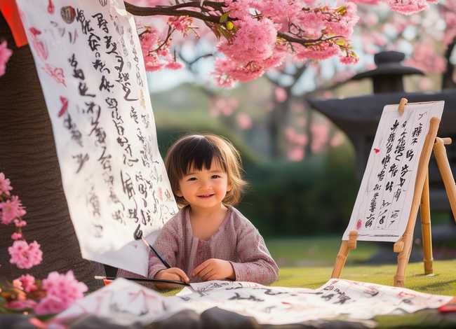 儿童春联故事书；春联儿童书法作品