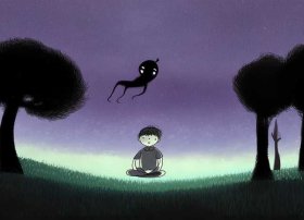 黑白幼儿故事画；黑白幼儿故事画画大全