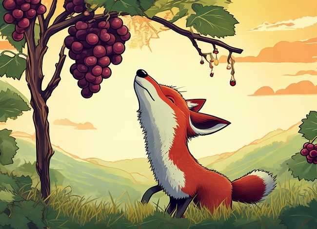 狐狸和葡萄的故事绘本 - 狐狸和葡萄的故事绘本教案