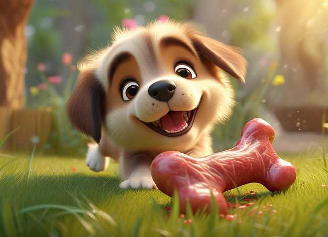 幼儿故事小狗 幼儿故事小狗的肉骨头