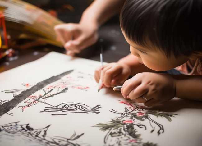 水墨画儿童故事视频教程 - 水墨画课程故事 水墨画儿童故事视频教程 - 水墨画课程故事