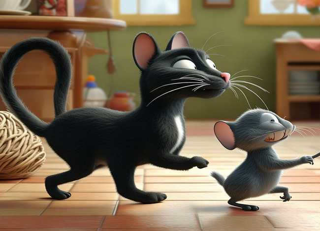 猫和老鼠儿童故事画报 猫和老鼠的故事画