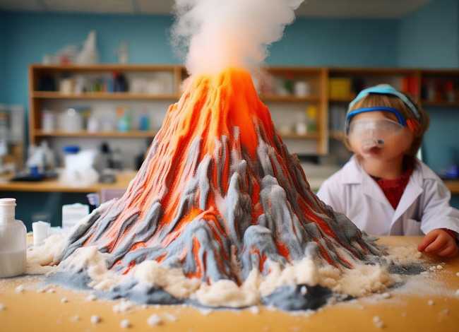 火山爆发儿童小实验视频（小实验火山爆发小实验视频）