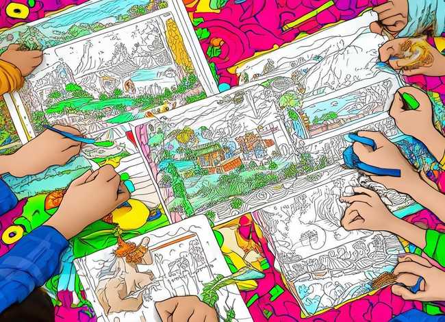 儿童填色游戏百科，儿童填色游戏百科图片