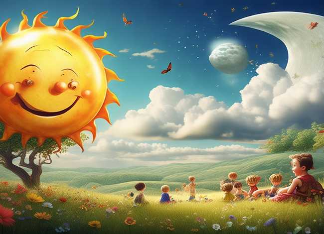 儿童故事太阳和月亮在线收听；播放太阳和月亮的故事