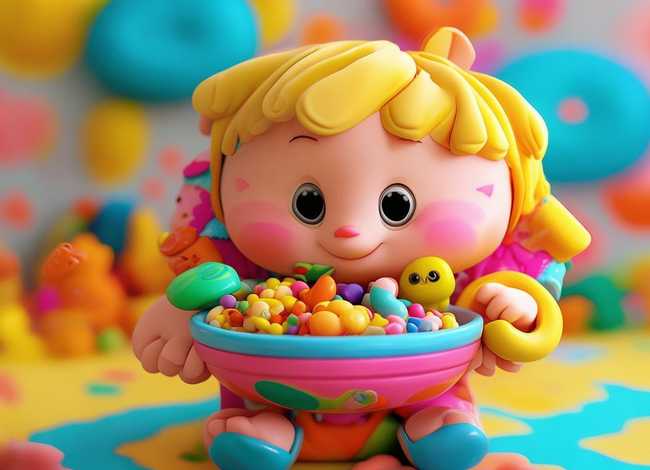 儿童面条图片（儿童面条图片卡通）