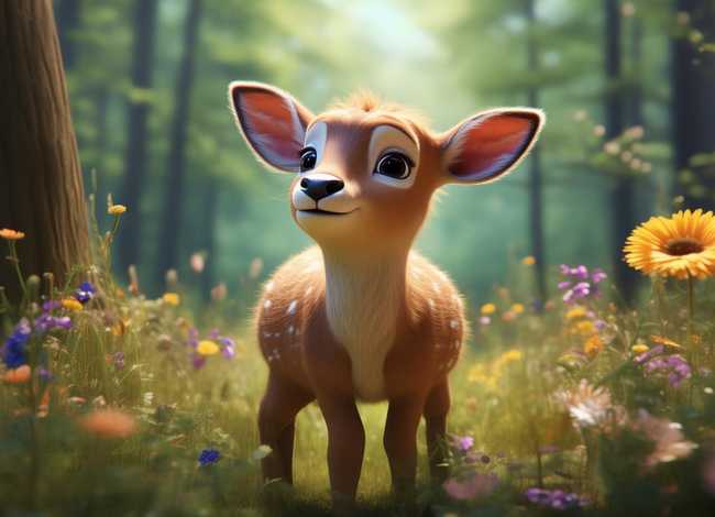 感动的小鹿儿童故事、小鹿的故事读后感