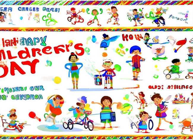 关于六一儿童节的英语手抄报图片大全集 - 关于六一儿童节的英语手抄报图片大全集简单