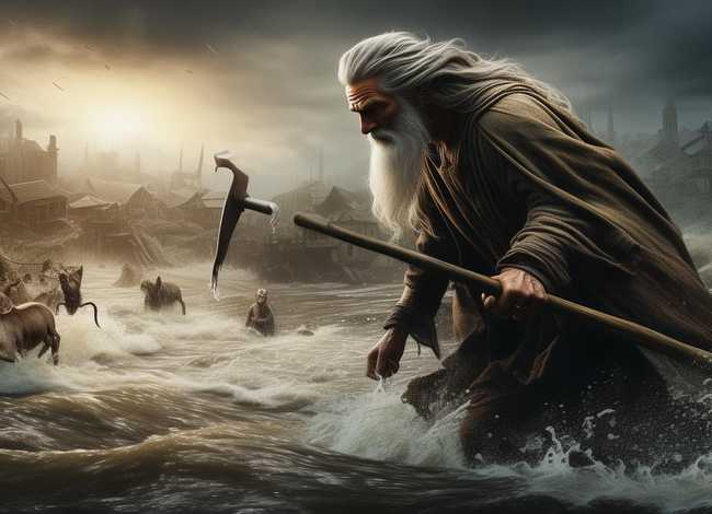 大禹治水的故事50字；大禹治水的故事 50字