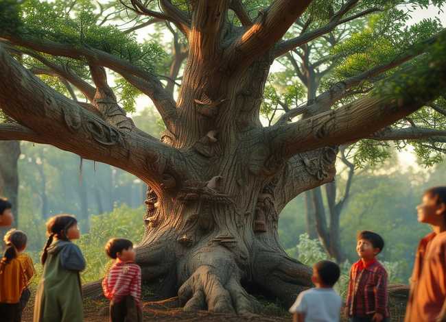 儿童故事鸽子树的传说；鸽子树的传说高洪波
