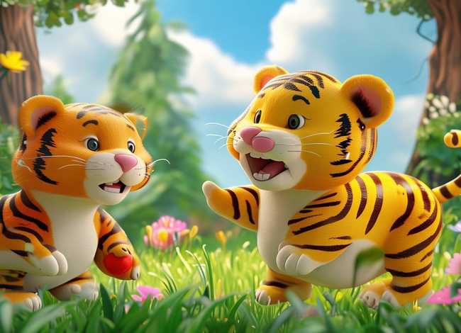 两只老虎故事儿童故事（两只老虎幼儿故事）