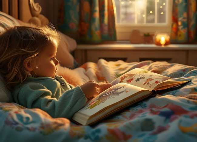 儿童睡前故事图片配图、睡前儿童故事图片