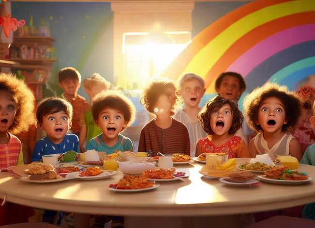 儿童早上好图片经典（儿童早上好图片经典图）