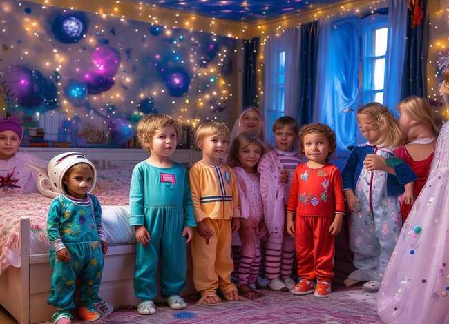 睡衣的故事儿童，有趣的睡衣晚会故事