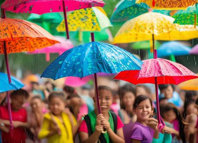 儿童纸雨伞制作方法 儿童纸雨伞制作方法简单