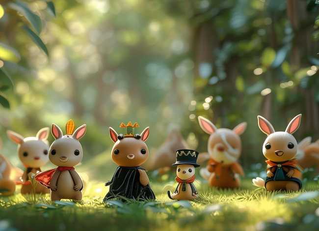 动物的童话图画（动物的童话图画简单）