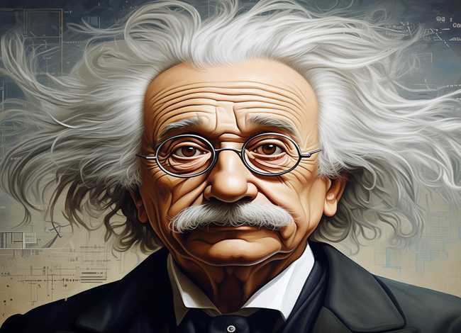 爱因斯坦图画；爱因斯坦图画怎么画