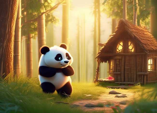 儿童故事小熊猫找爸爸、睡前故事小熊猫找房子
