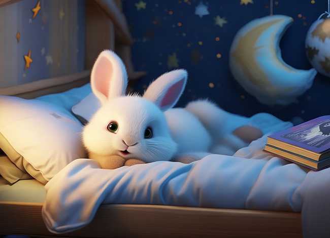 儿童睡前催眠故事小兔子、催眠故事小兔子睡不着