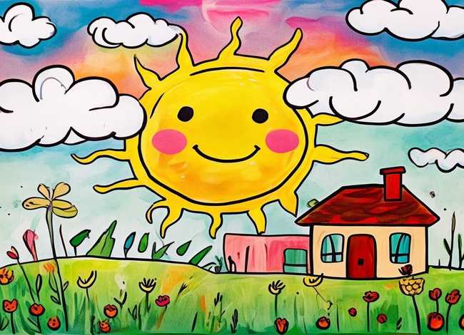 我的朋友儿童画 我的朋友儿童画简单