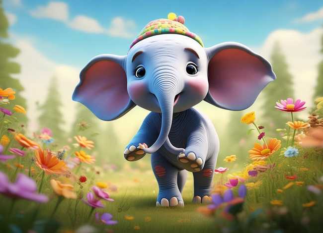 儿童故事可爱的小象（儿歌可爱的小象视频）