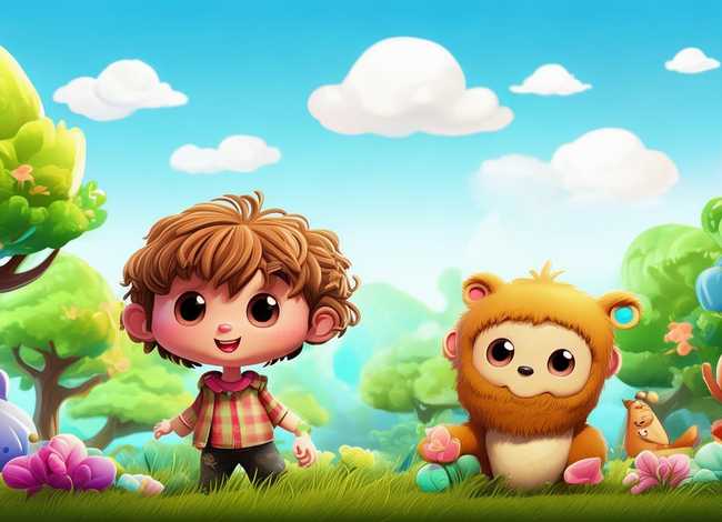 儿童漫画的二分之一与少儿故事；儿童漫画故事大全简单一点